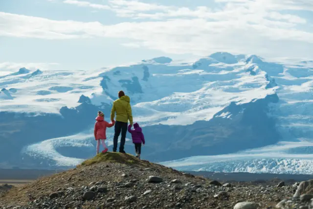 family in Iceland