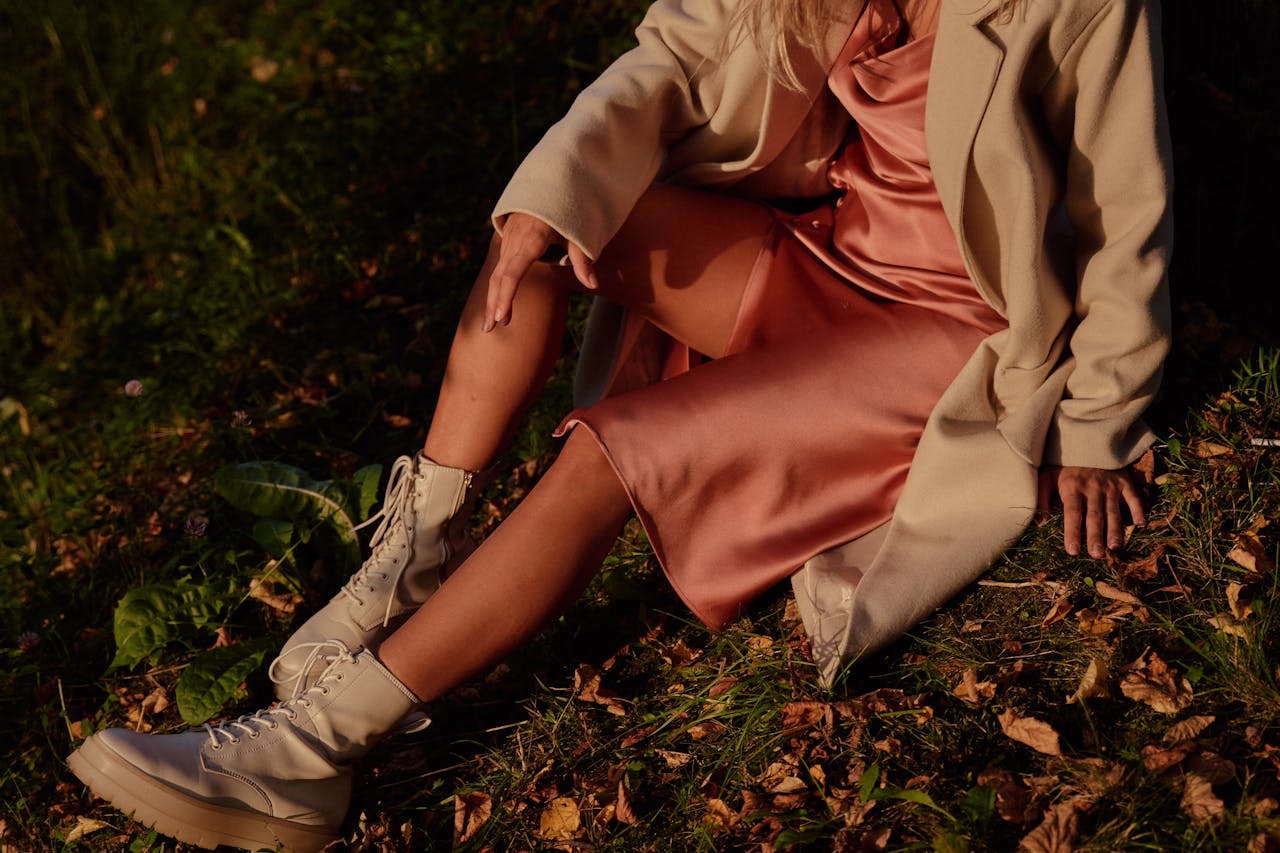 woman wearing copper colored dress - featured image