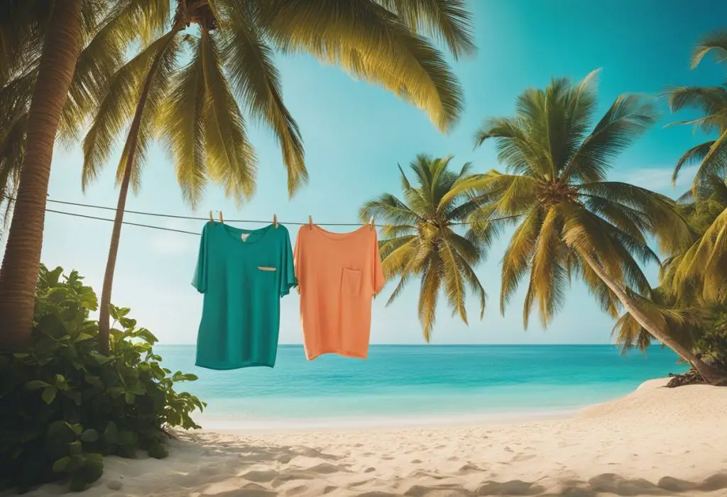 shirts on clothes line for drying - featured image