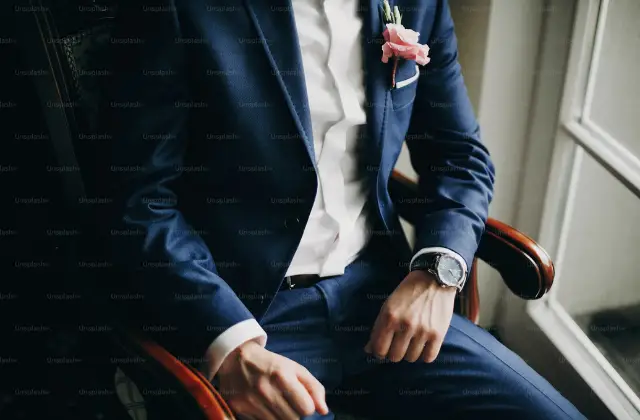 guy in blue suit