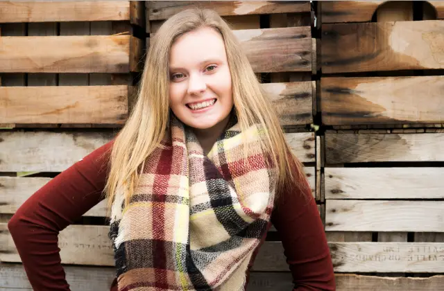 plaid scarf