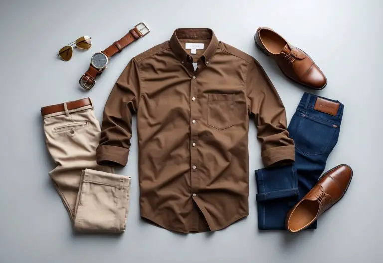 Brown shirt and pairings - featured image