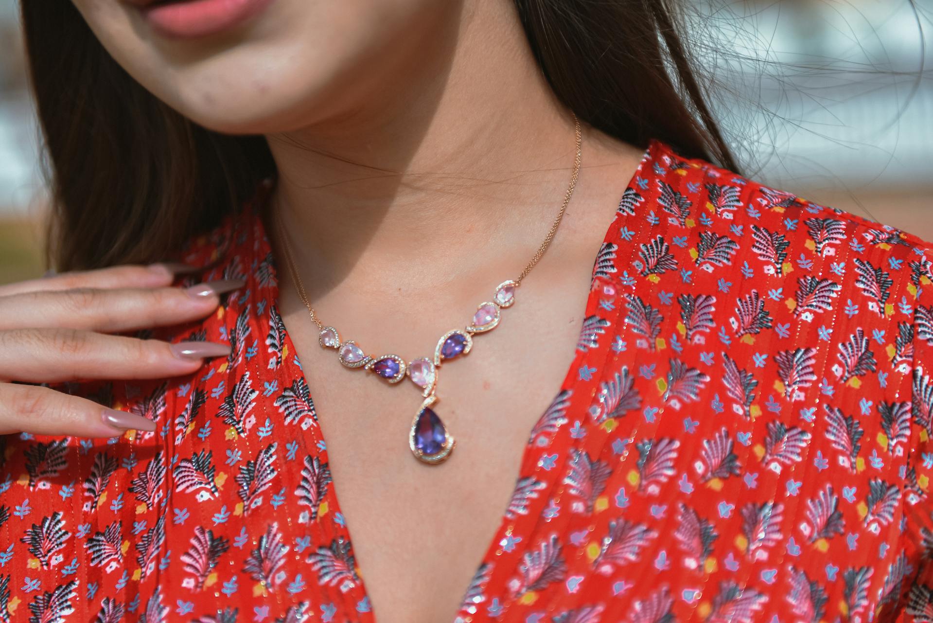 woman wearing necklace - featured image