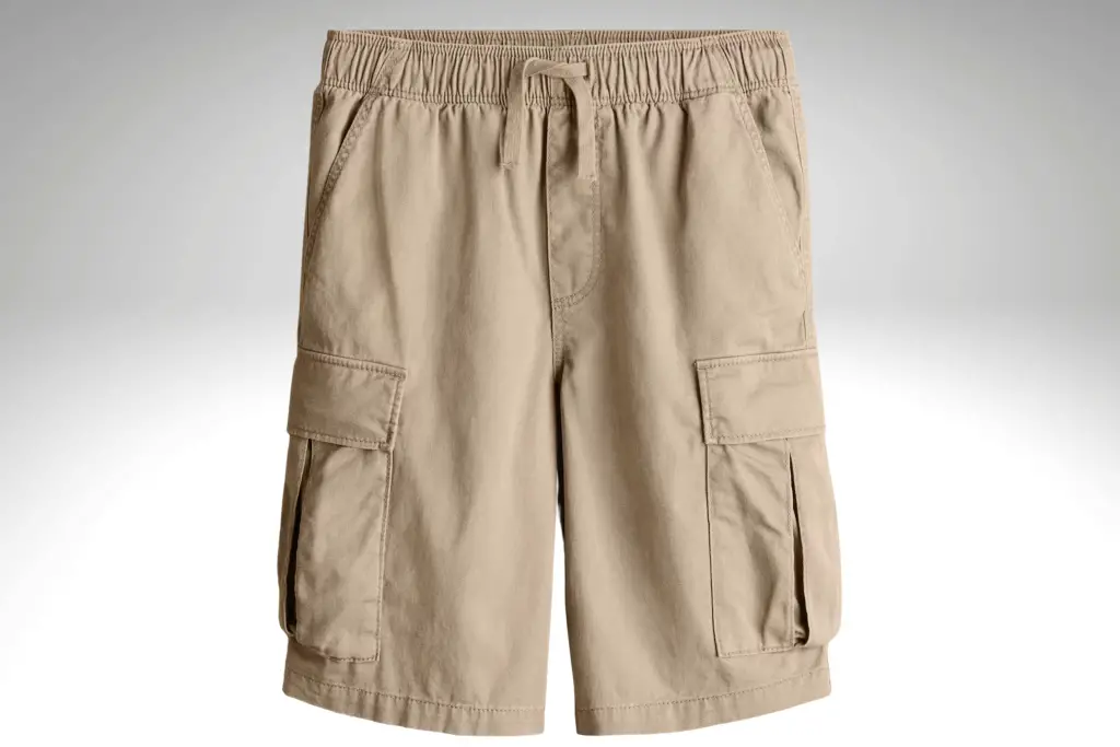 twill cargo shorts - featured image
